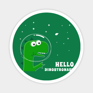 Cute Astronaut dinosaur. Magnet